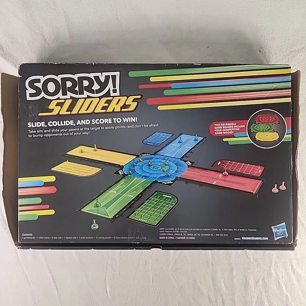 Game Sorry! Sliders Board By Parker Brothers Fun Family Game Complete Good Shape